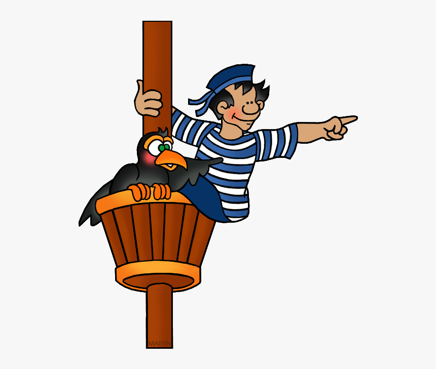 Crow S Nest - Christopher Columbus Clipart Free, HD Png Download
