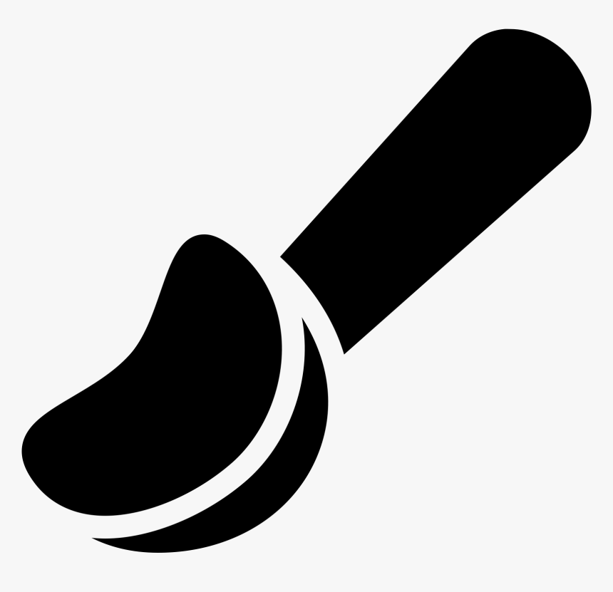 Transparent Icecream Scoop Clipart - Ice Cream Scoop Spoon Clipart, HD Png Download