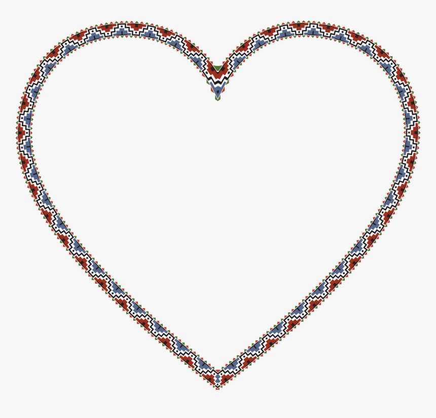 Native American Heart Clip Arts - Native American Heart Art, HD Png Download