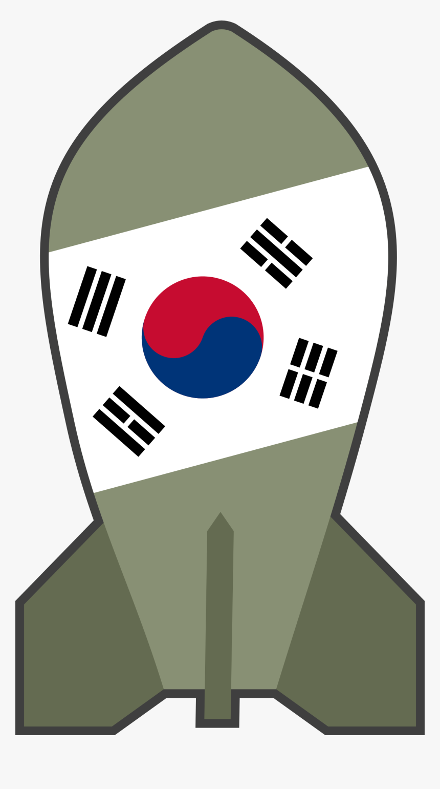 Vehicle,logo,south Korea - American Flag Atomic Bomb, HD Png Download
