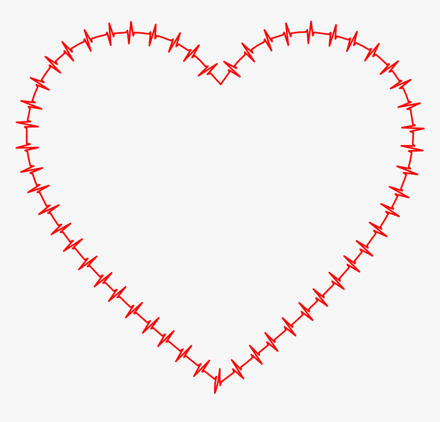 Heart Outline Clipart - Circle Of Hearts Outline, HD Png Download