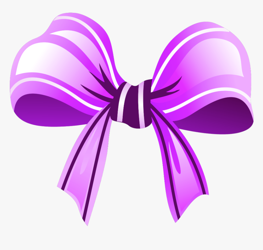 #mq #purple #bow #bows #ribbon - Bow Tie, HD Png Download