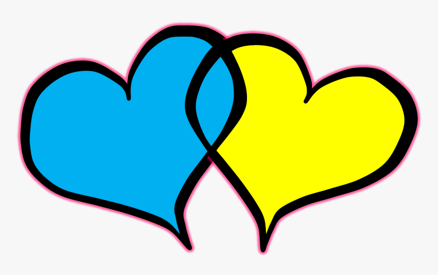 Free Clip Art Heart Outline Free Wedding Hearts Clip - Heart, HD Png Download