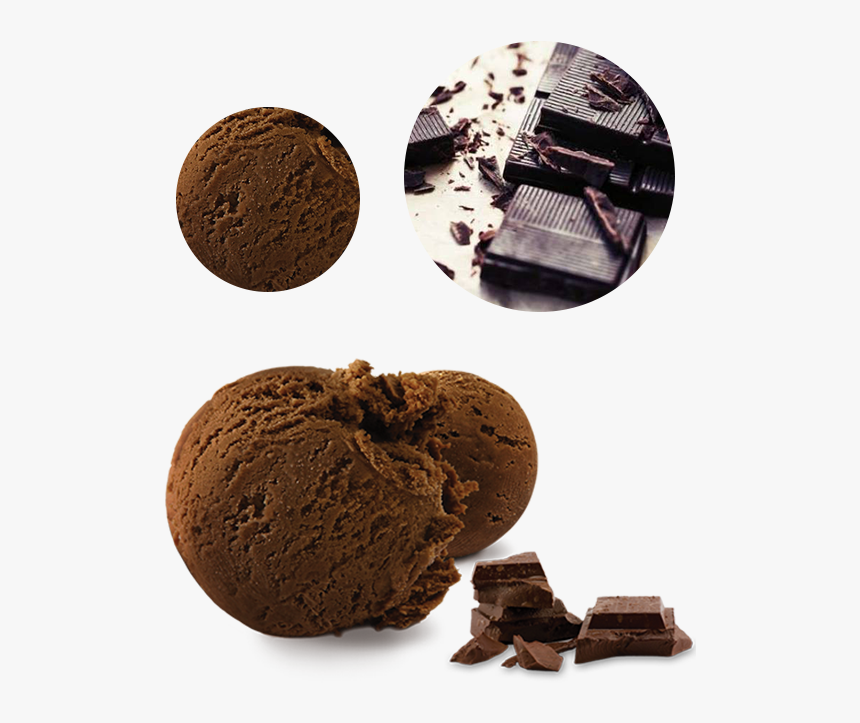 Dark Chocolate Ice Cream - Dark Chocolate Ice Cream Scoop, HD Png Download