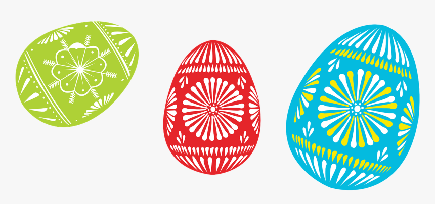 Colorful Easter Egg Clip Art, HD Png Download