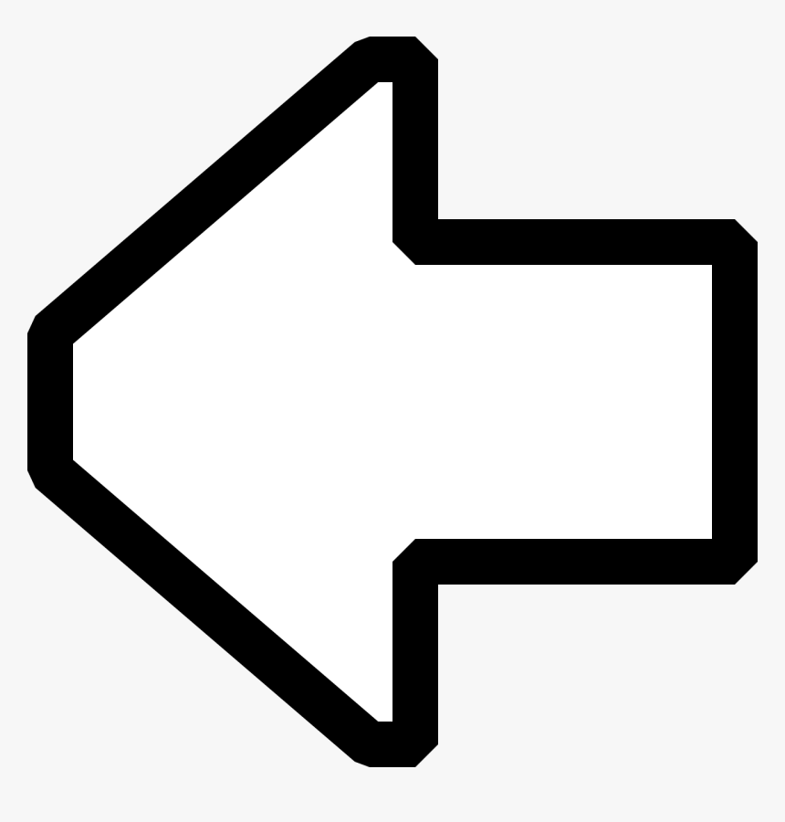 Black And White Arrow, HD Png Download