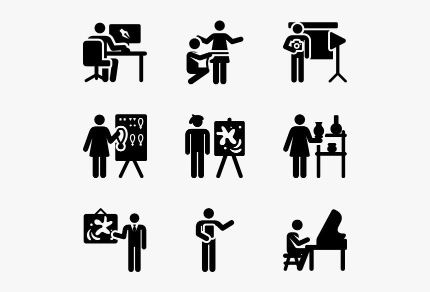Artists And Designers - Icon For Recreation, HD Png Download