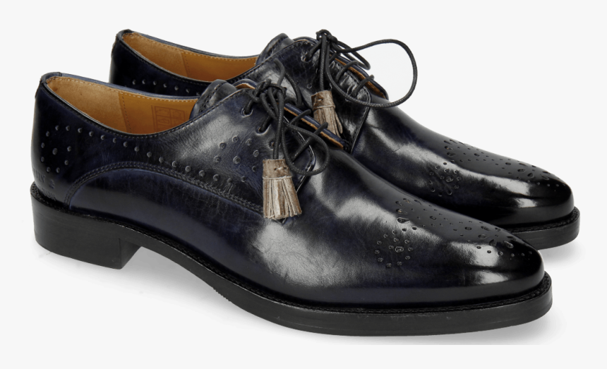 Derby Shoes Betty 2 Navy Tassel Smoke - Melvin Hamilton Betty 2, HD Png Download