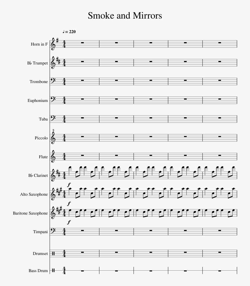 Kirby Green Greens Clarinet Sheet Music, HD Png Download