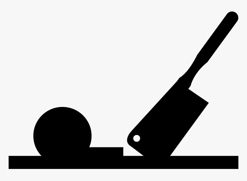 Cutting Board Side View Silhouettes Of Tools, HD Png Download