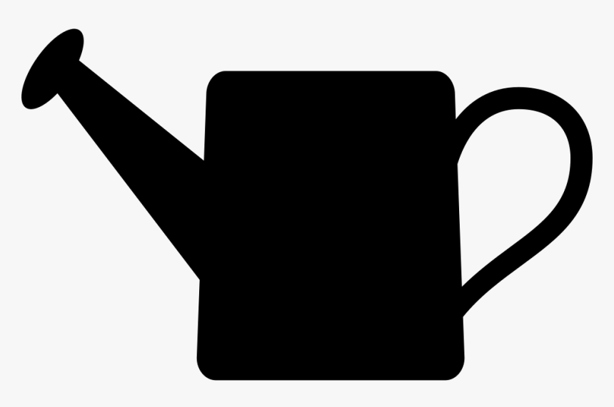Gardener Clipart Gardening Tool - Silhouette Watering Can Clipart, HD Png Download