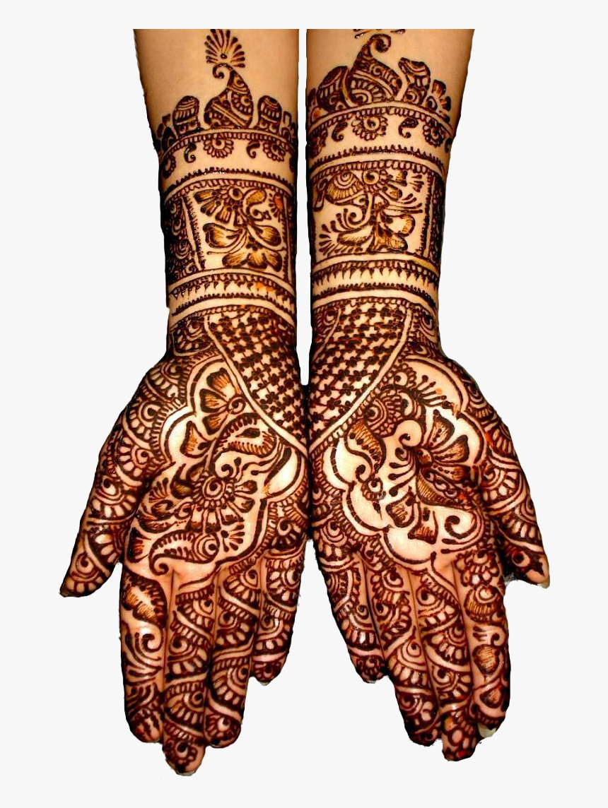 Mehndi Png File - Hand Mehndi Design Png, Transparent Png