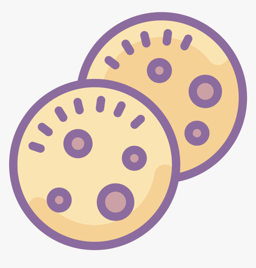 It Is An Image Of Two Overlapping Cookies - Circle, HD Png Download