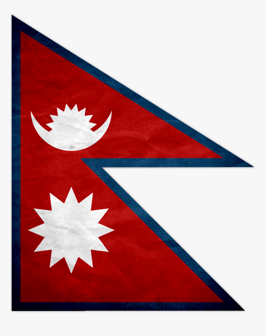 Transparent Interrogation Png - Red White And Blue Flag With Moon, Png Download