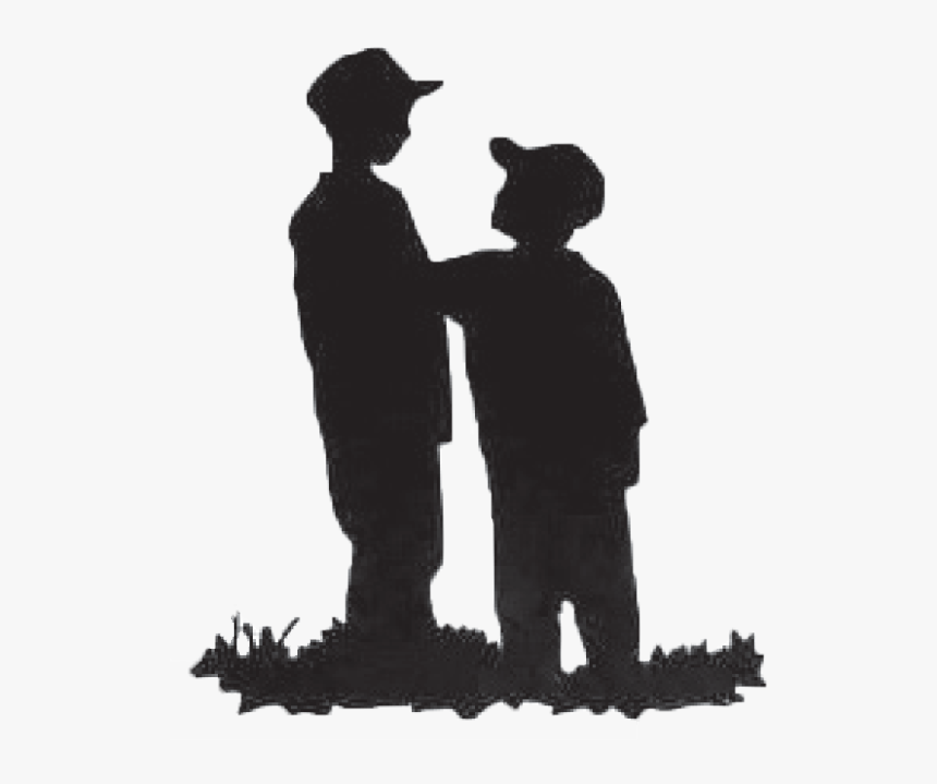 Big Brother Little Brother Outline, HD Png Download