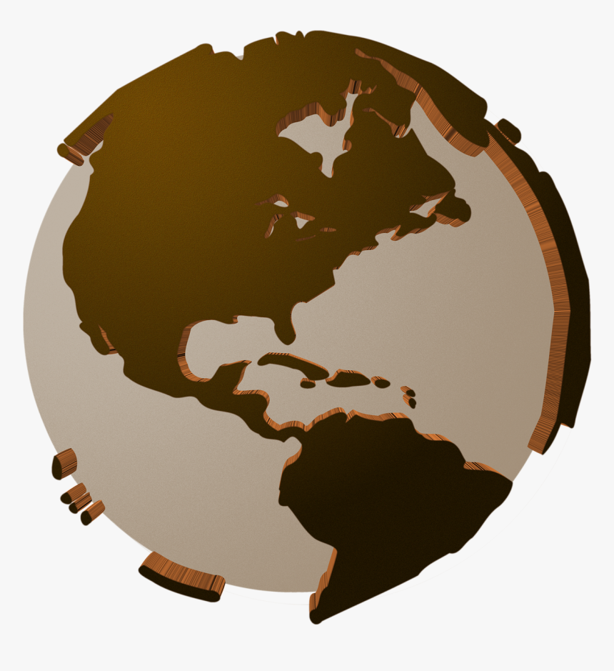 Globo, Mapa, Mundi, Planet, Mundo, Tierra, Global - World Map, HD Png Download