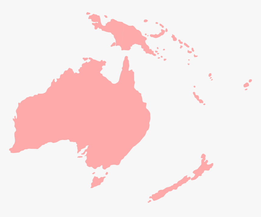 Transparent Mapa Mundi Png - Oceania Clipart, Png Download