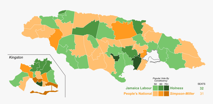 Clip Art Jamaica Mapa Mundi - St Andrew South Western, HD Png Download