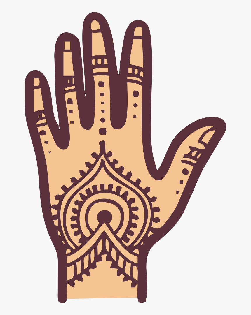 Transparent Mehndi Png - Mehndi Hand Png Clipart, Png Download ...