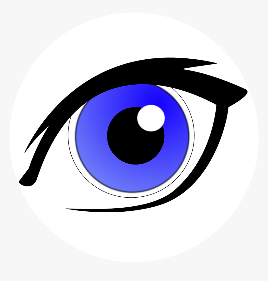 Bunny Vector Eyes - Big Green Eyes Cartoon, HD Png Download