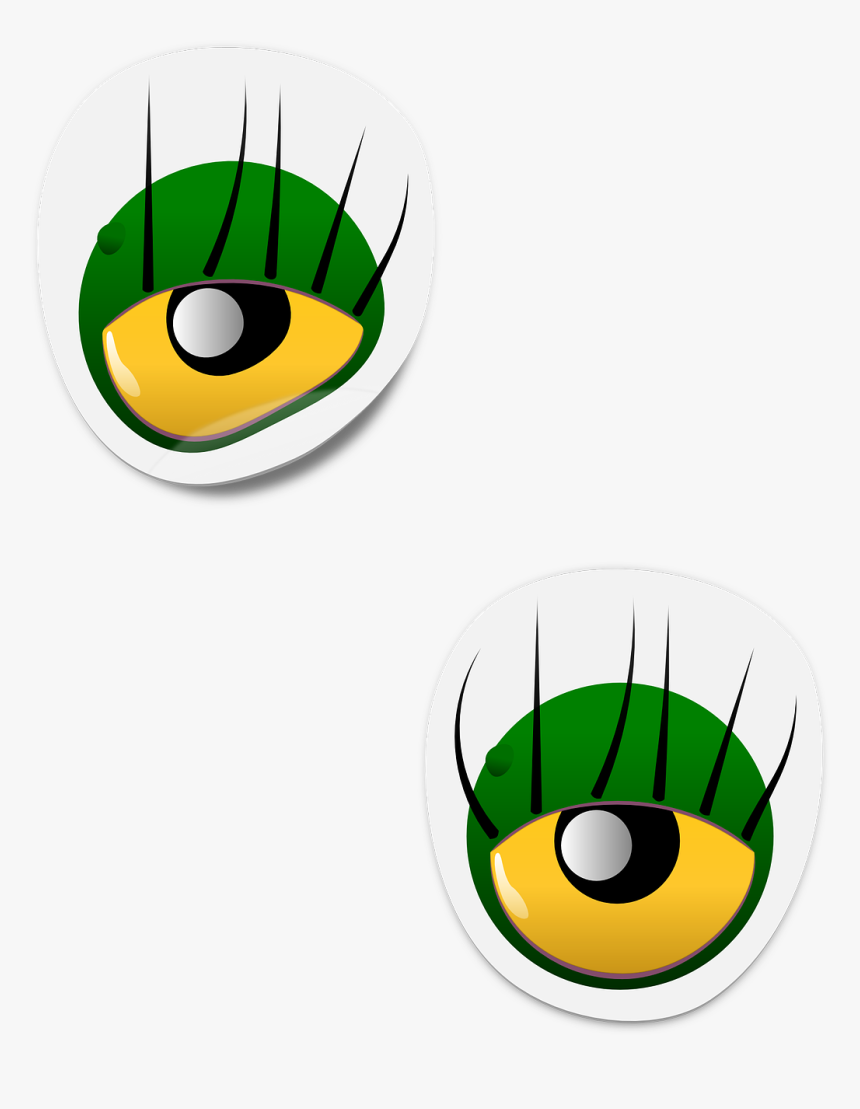 Eyes Sticker Monster Free Picture - Monster Eye Clipart, HD Png Download