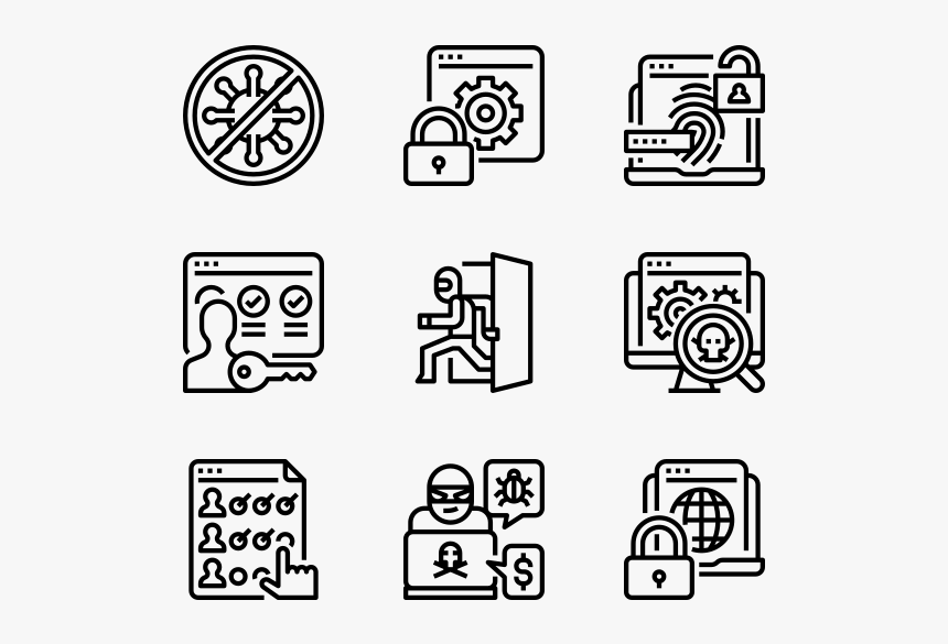 Cyber Security - Railroad Icons, HD Png Download