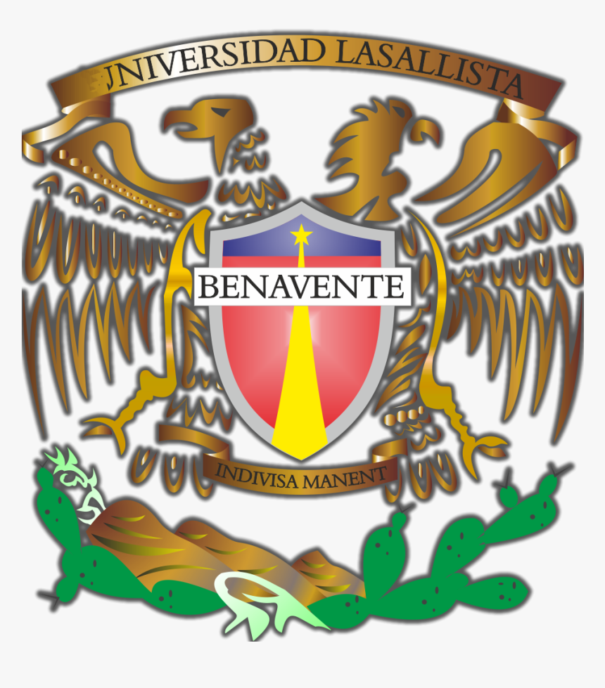 Transparent Escudo Nacional Mexicano Png - Universidad Lasallista Benavente Celaya, Png Download