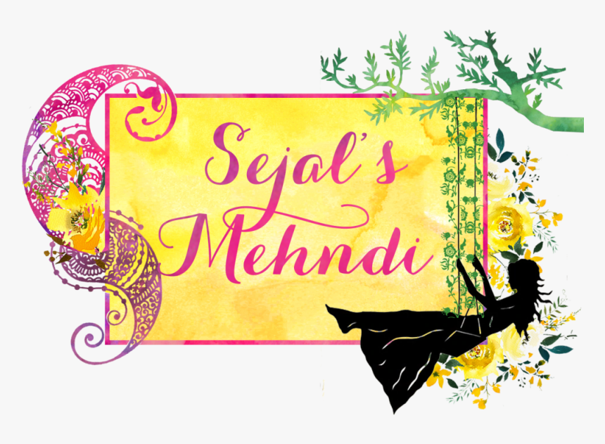 Transparent Mehndi Png - Girl On Swing Silhouette, Png Download