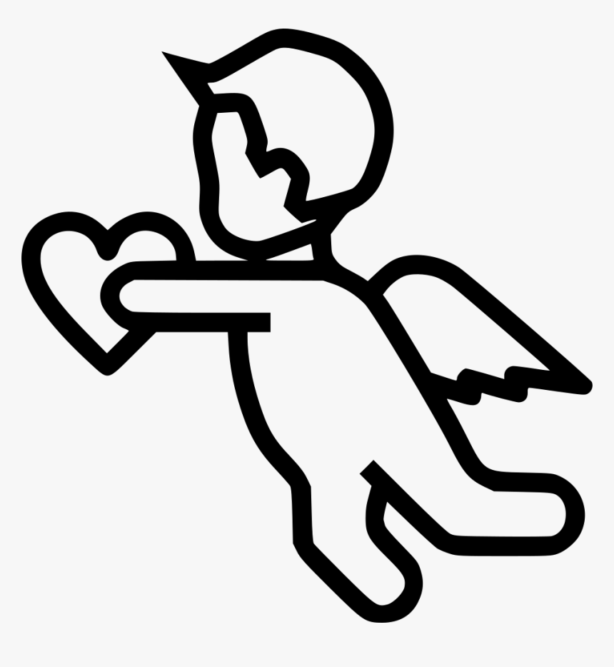 Angel Cupid Heart Day, HD Png Download