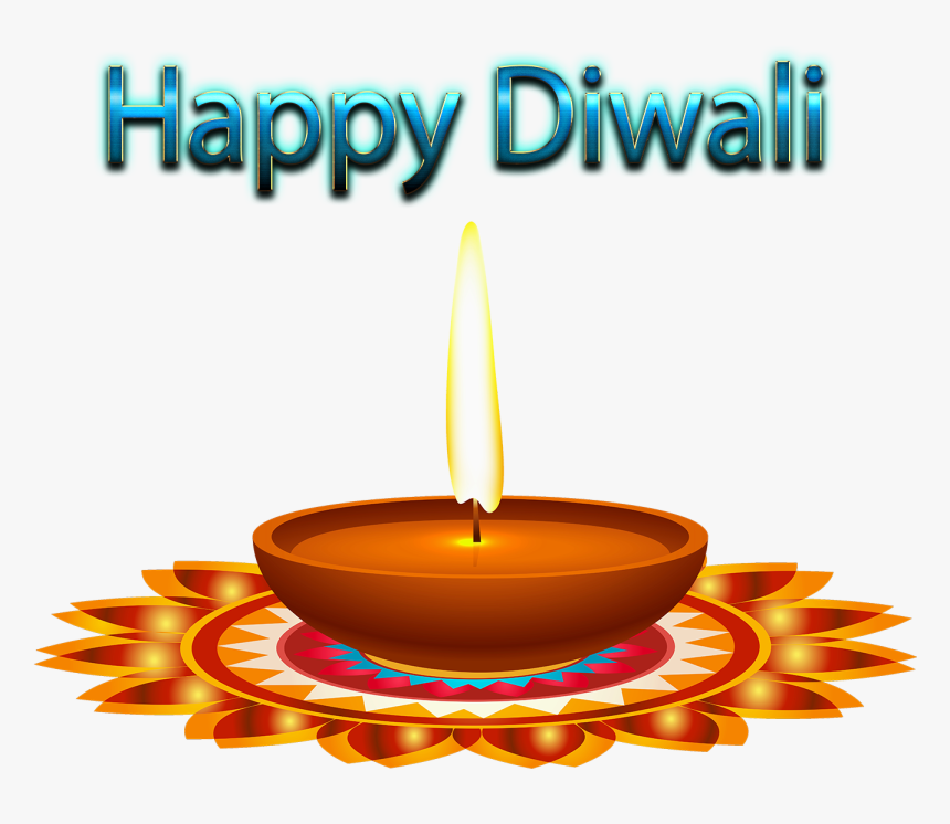 Happy Diwali Png - Png Diya, Transparent Png