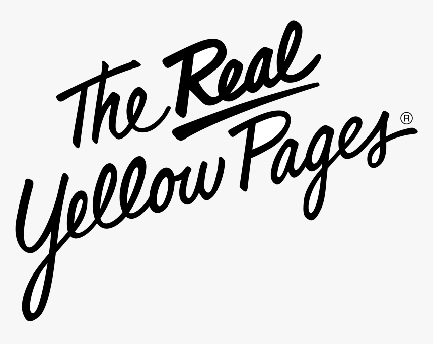 Yellow Pages Logo Png - Real Yellow Pages, Transparent Png