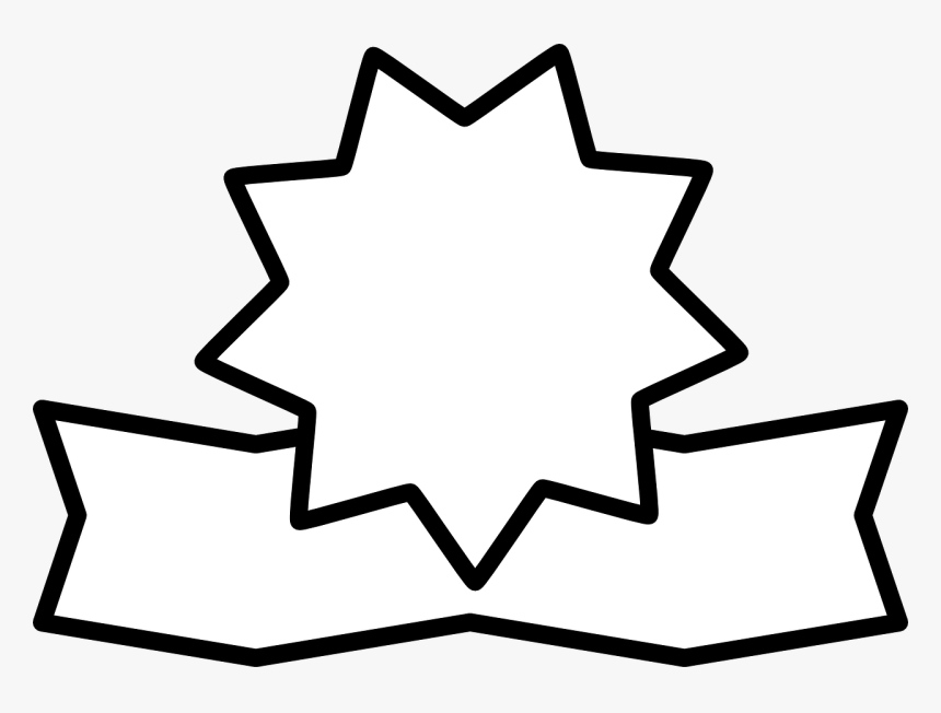 Certificate, Ribbon, Outline, Graduation, Medal - Medals Clipart, HD Png Download