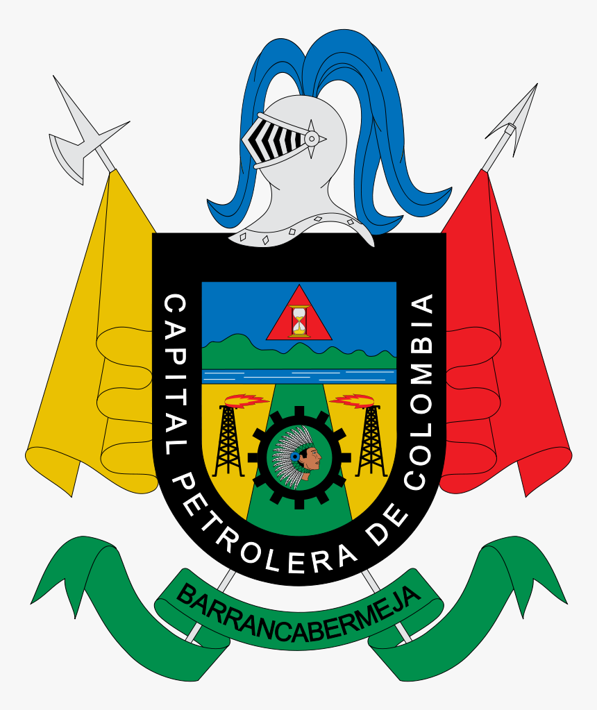 800px-escudo De Barrancabermeja - Escudo De Barrancabermeja Para Colorear, HD Png Download