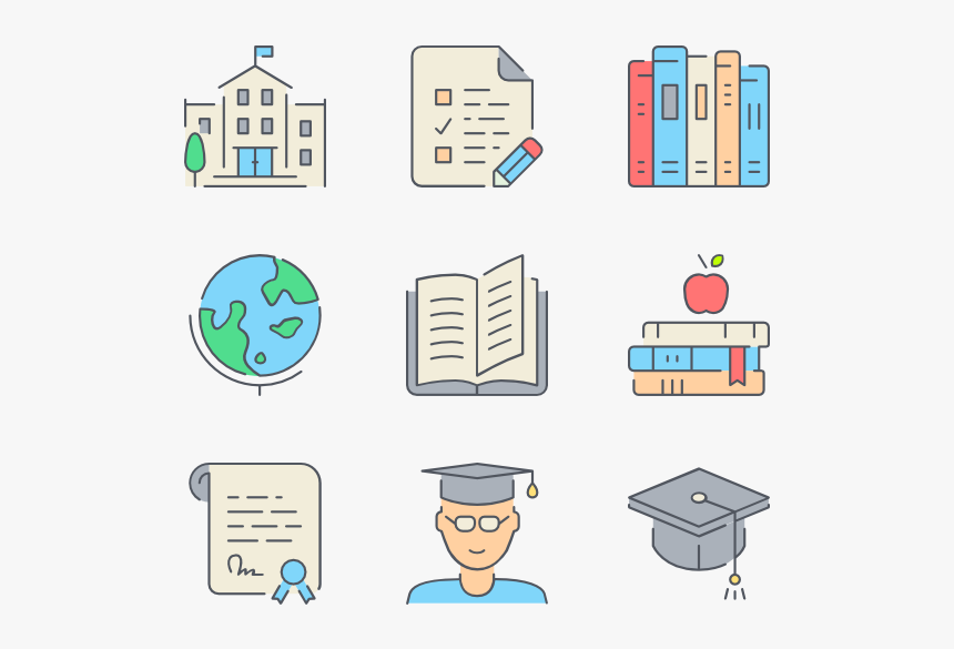 Essential Set - Outline Icon Vector Png, Transparent Png