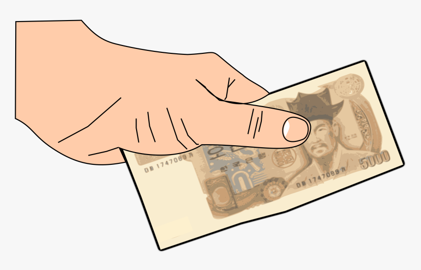 Money 5000won In Hand Clip Arts - Korean Money Transparent Background, HD Png Download