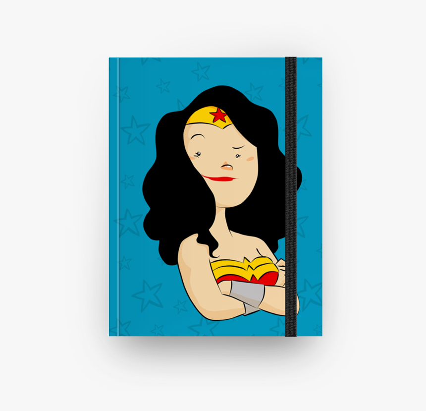 Caderno Mulher Maravilha De Jacqueline Limana - Desenho Mulher Maravilha Voando Png, Transparent Png