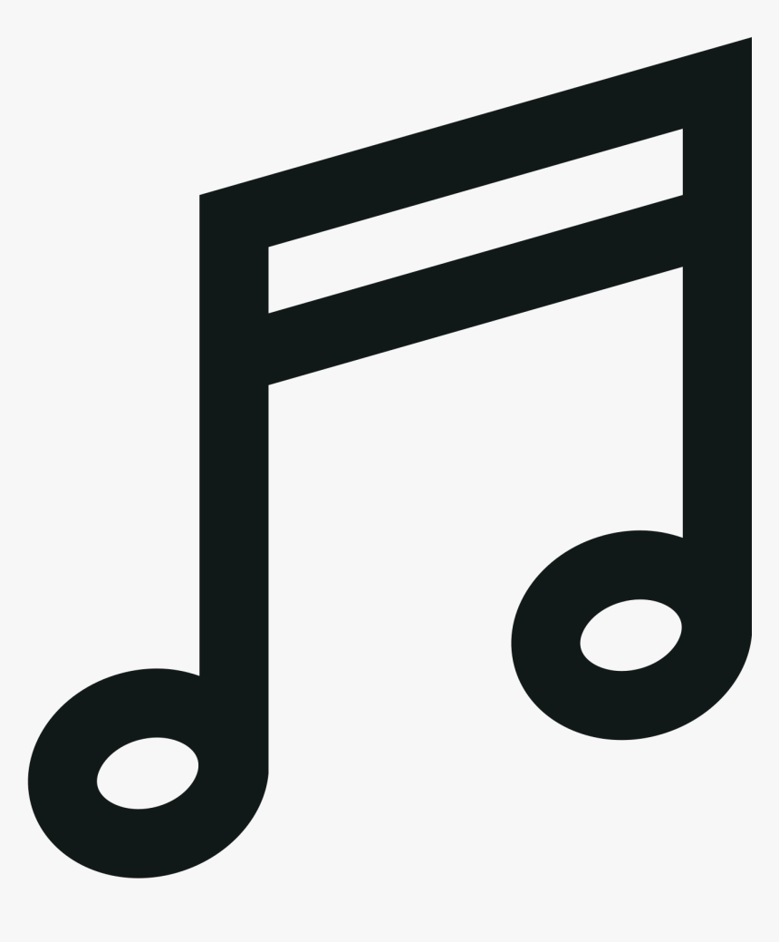 Music Note Outlines , Png Download - Open Music Note, Transparent Png