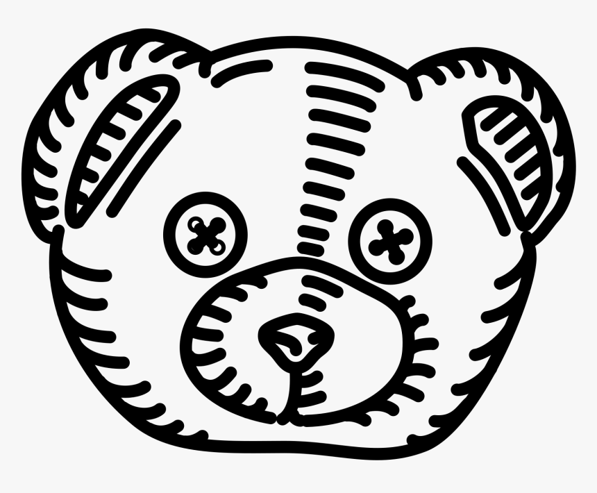 Teddy Bear Head Transparent, HD Png Download