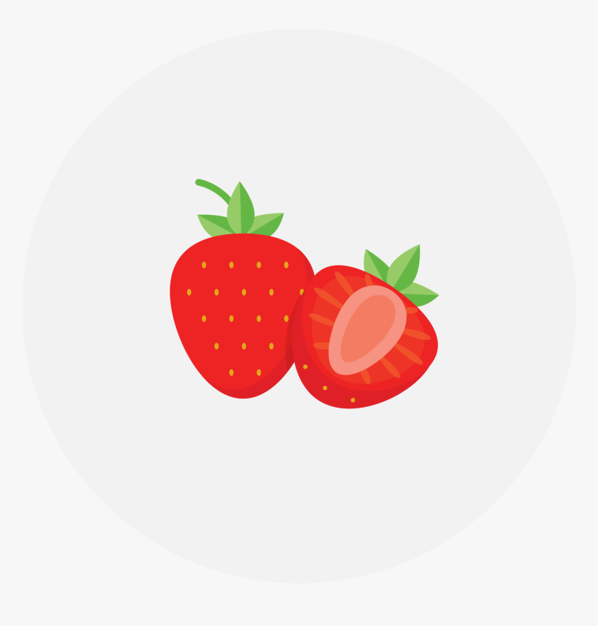 Red Berry Flat Design Transparent, HD Png Download