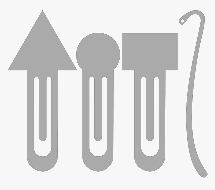 Bookmark Outlines Clip Royalty Free Library - Yield Sign, HD Png Download