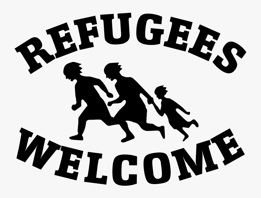 Refugees Welcome Png, Transparent Png