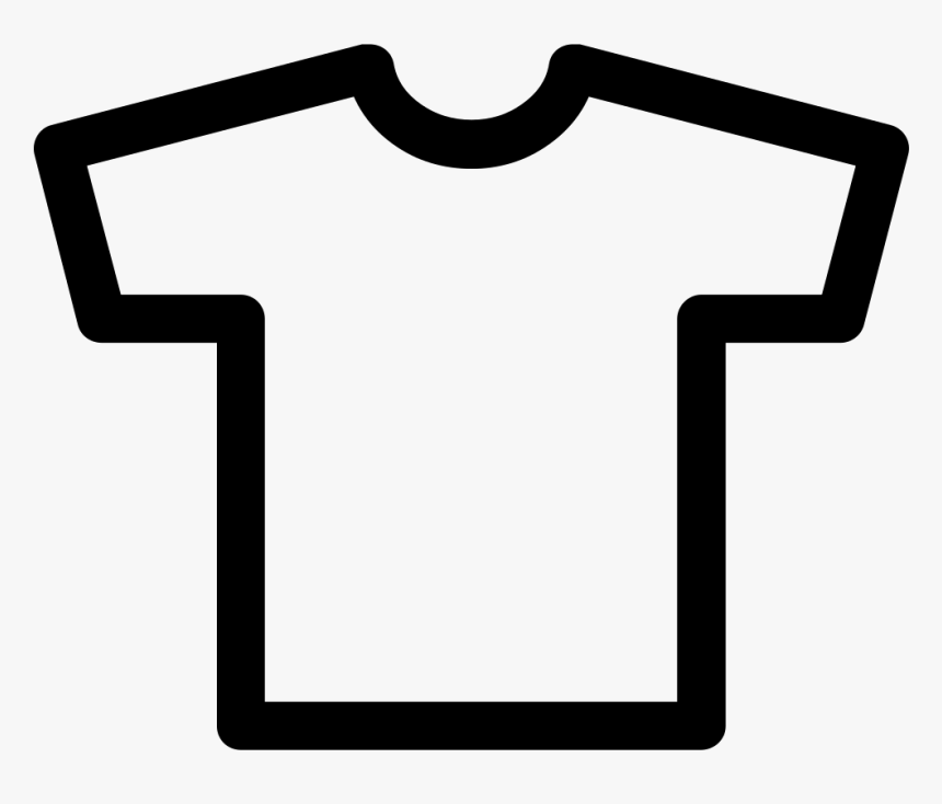 T Shirt Outline Icon, HD Png Download