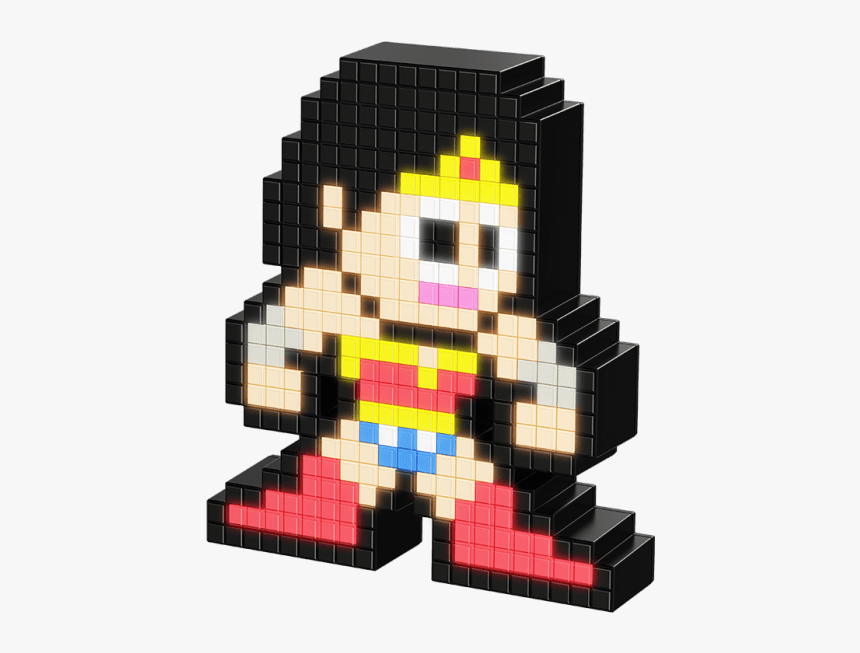 Luminoso Pixel Pals Mulher-maravilha - Wonder Woman Pixel Pal, HD Png Download
