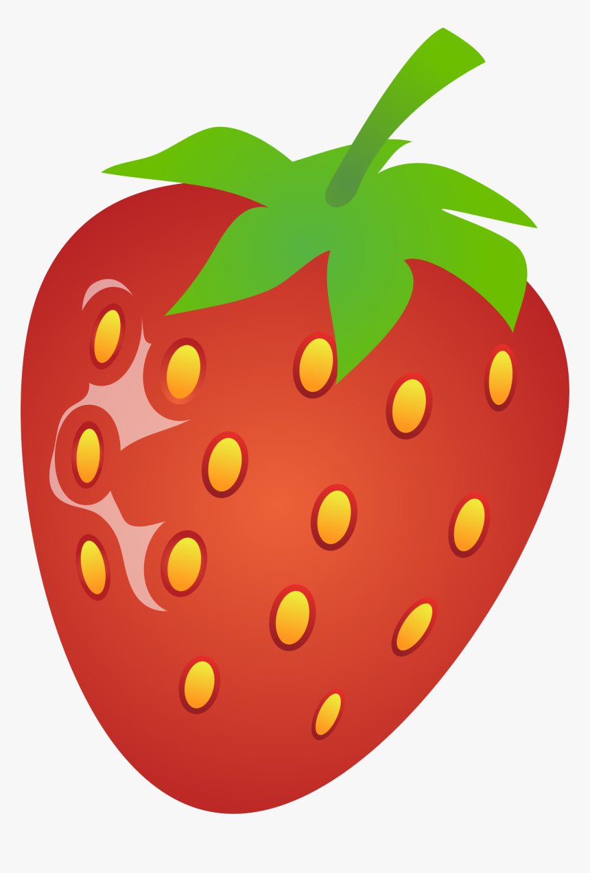 Strawberries Clipart Orange - Strawberries Clipart, HD Png Download