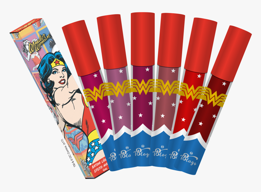 Batom Bruna Tavares Mulher Maravilha, HD Png Download