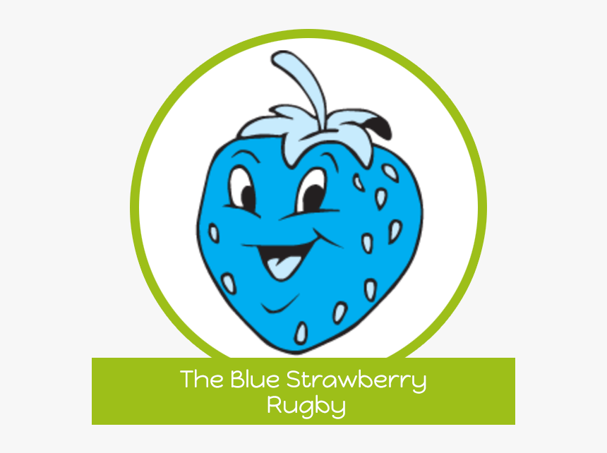 Blue Strawberry Cartoon, HD Png Download