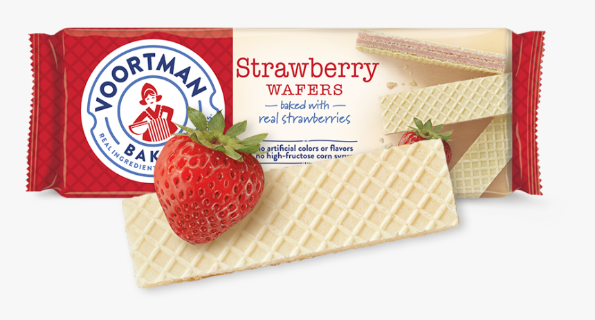 Strawberry Wafers - Voortman Strawberry Wafers, HD Png Download