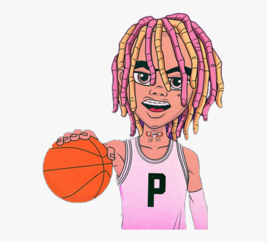 #lil #pump #lilpump #gucci #gang #guccigang #weed #blackandwhite - Lil Pump Cartoon Png, Transparent Png
