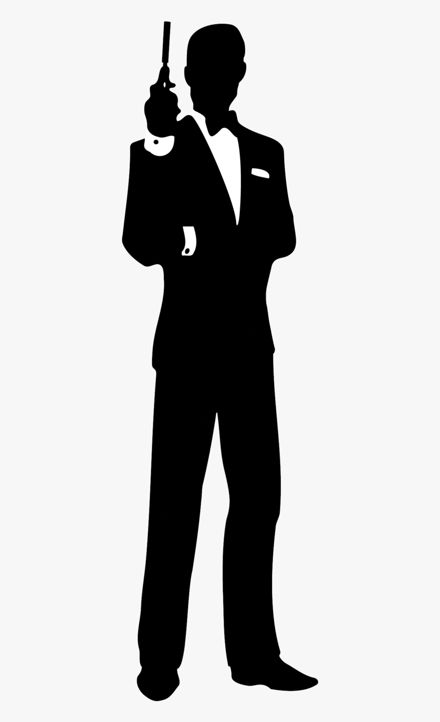 James Bond Film Series Silhouette Clip Art - James Bond Silhouette, HD Png Download