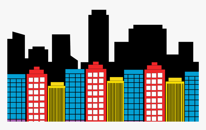 Cityscape Clipart Pj Mask - Superhero Building Clipart, HD Png Download